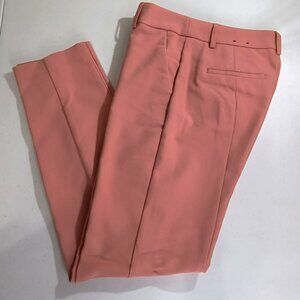 Express Columnist Ankle Mid Rise Size 00 Regular Light Coral Stretch Pants